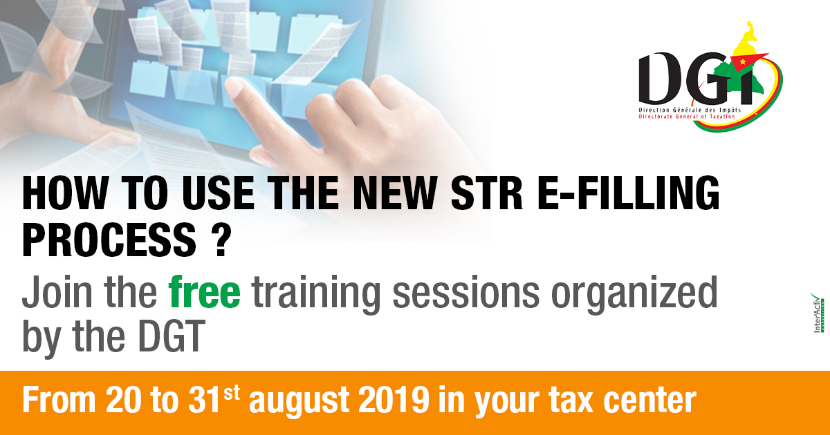Taxpayer training Sessions on the STR e-filling process